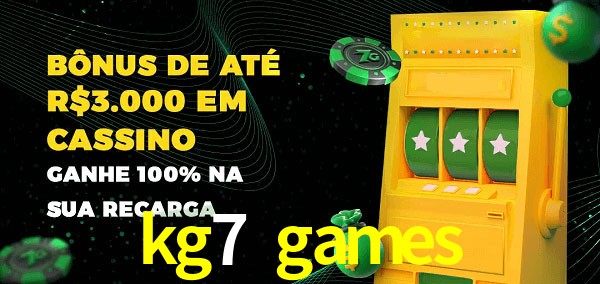 kg7 games melhor bônus de depósito